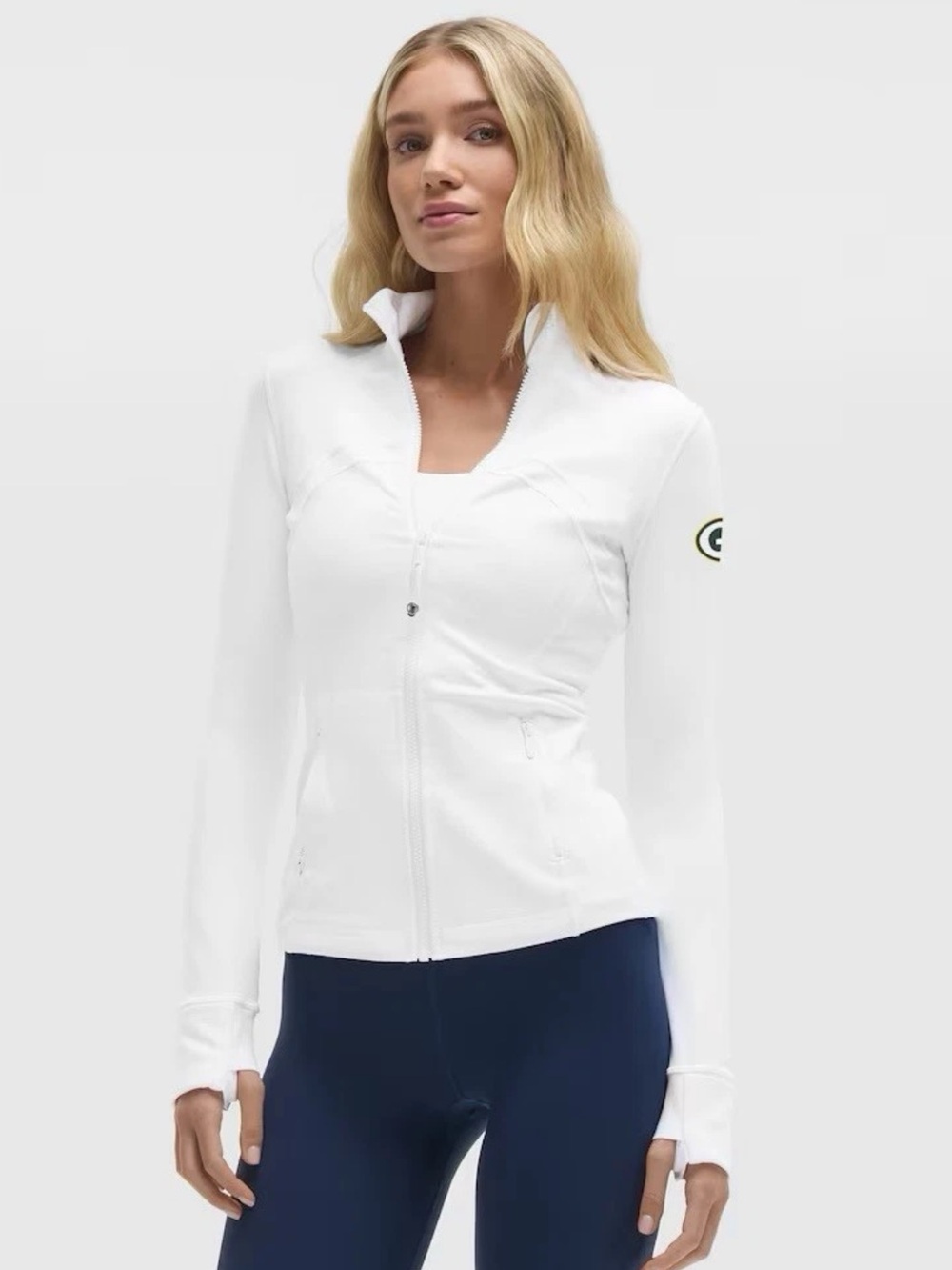 lululemon athletica Packers White Define Full-Zip Jacket XL 14